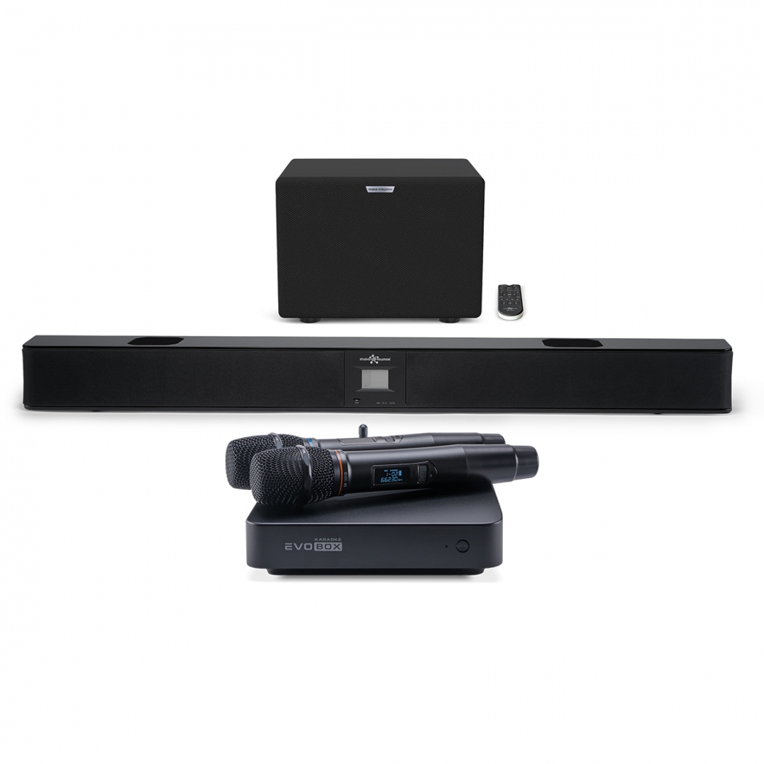 караоке-комплект EVOBOX Plus + EvoSound Bar (саундбар с караоке) в Тихорецке
