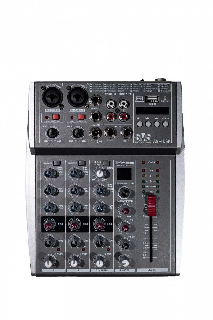 SVS Audiotechnik mixers AM-4 DSP Аналоговый микшерный пульт, 4-канала в Тихорецке