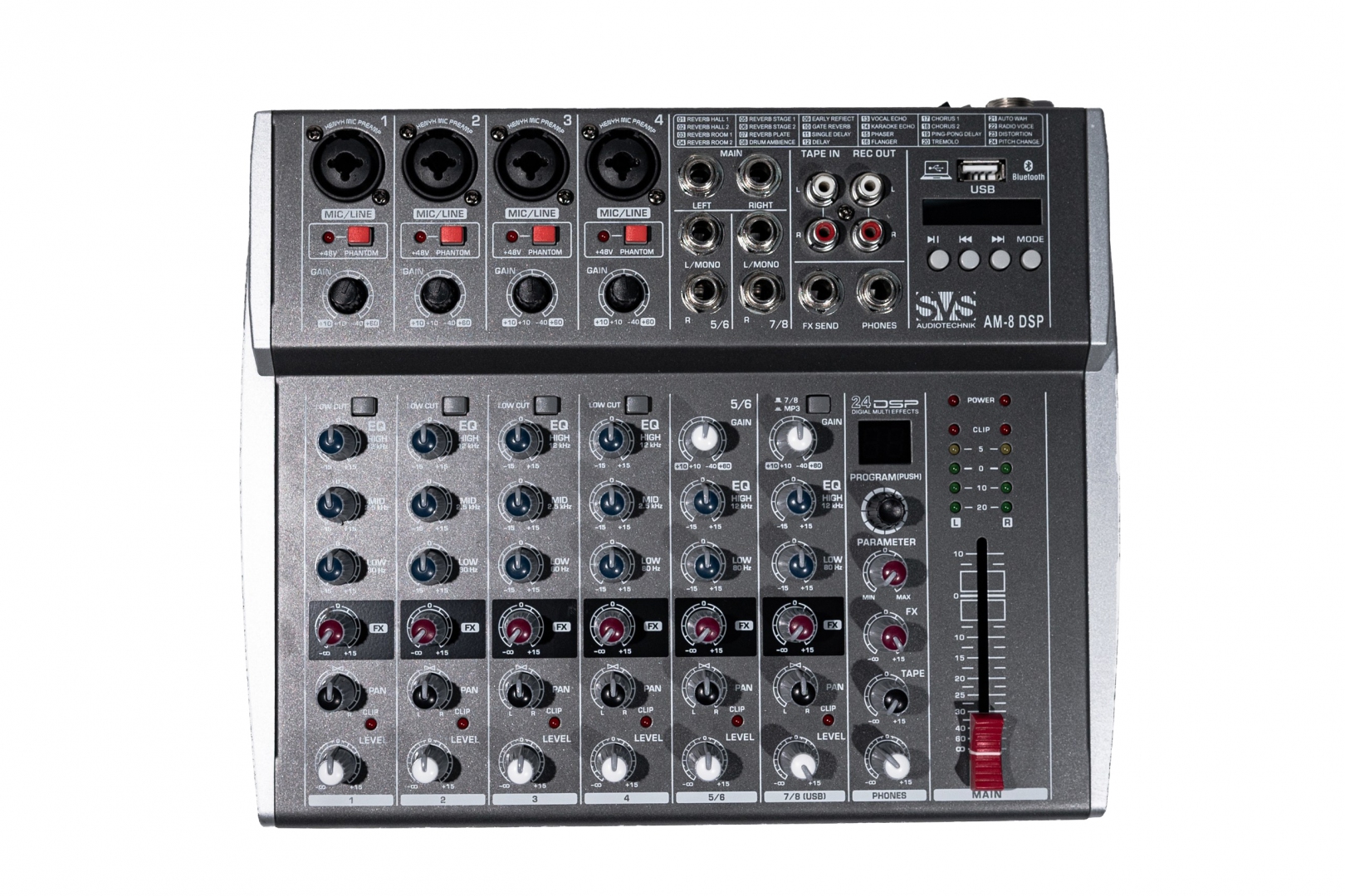SVS Audiotechnik mixers AM-8 DSP Микшерный пульт аналоговый, 8-канальный в Тихорецке